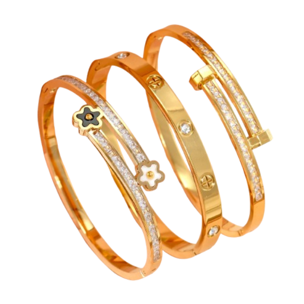 Pulseira Flor de Ouro